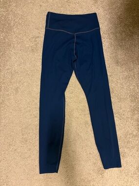 High-Waist Navy Leggings